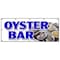 Signmission OYSTER BAR BANNER SIGN fresh clams crabs seafood beer liquor restaurant B-120 Oyster Bar - alternate 1